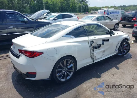 2018 Infiniti Q60 3.0T Red Sport 400 from USA, damaged, VIN JN1FV7EL9JM630197